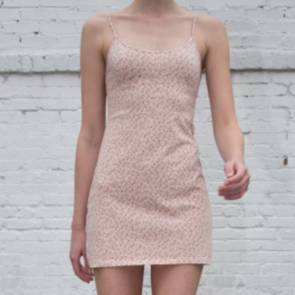 brandy pink floral dress